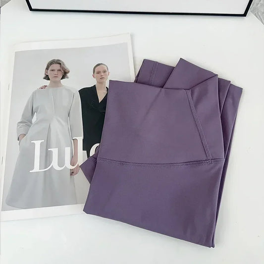 Gray Purple UltraBare Yoga Pants